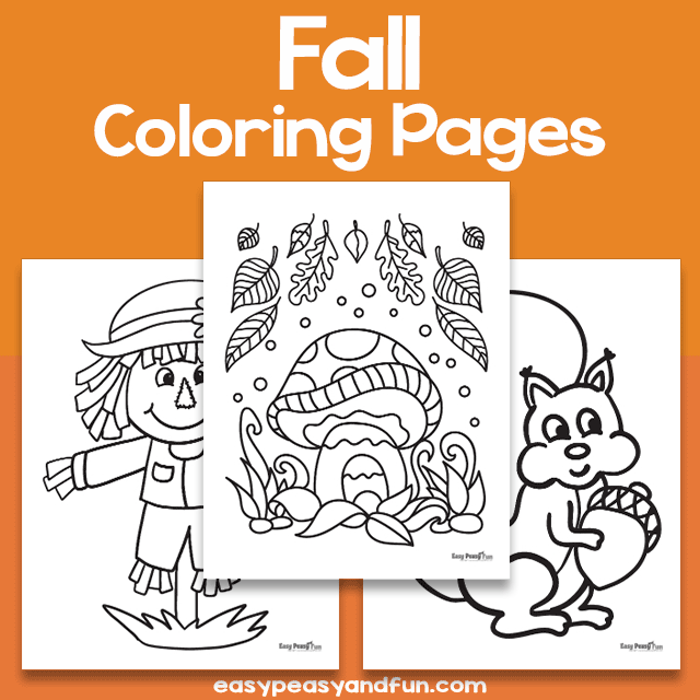 Fall Coloring Sheets