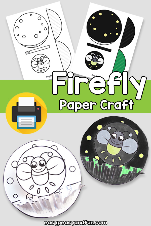 Firefly Paper Craft Template