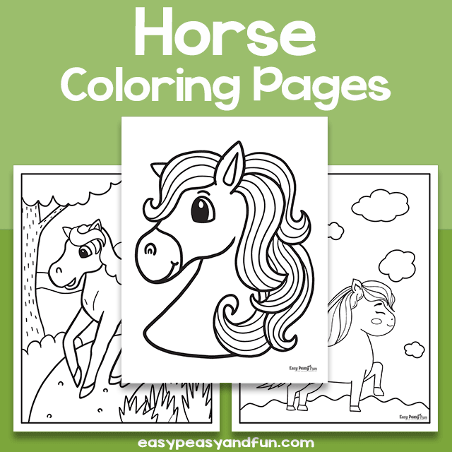 Horse Coloring Sheets