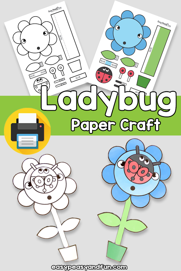 Ladybug Paper Craft Template
