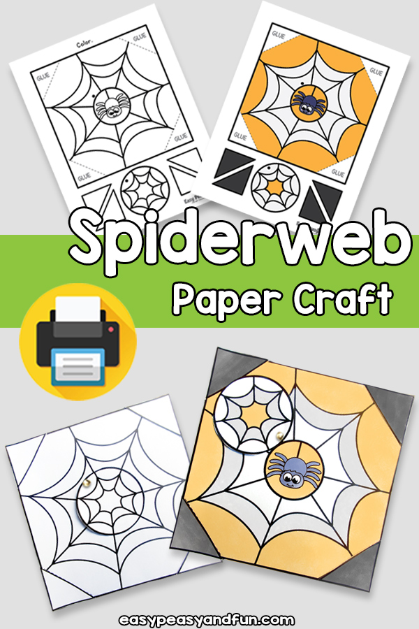 Paper Spiderweb Craft
