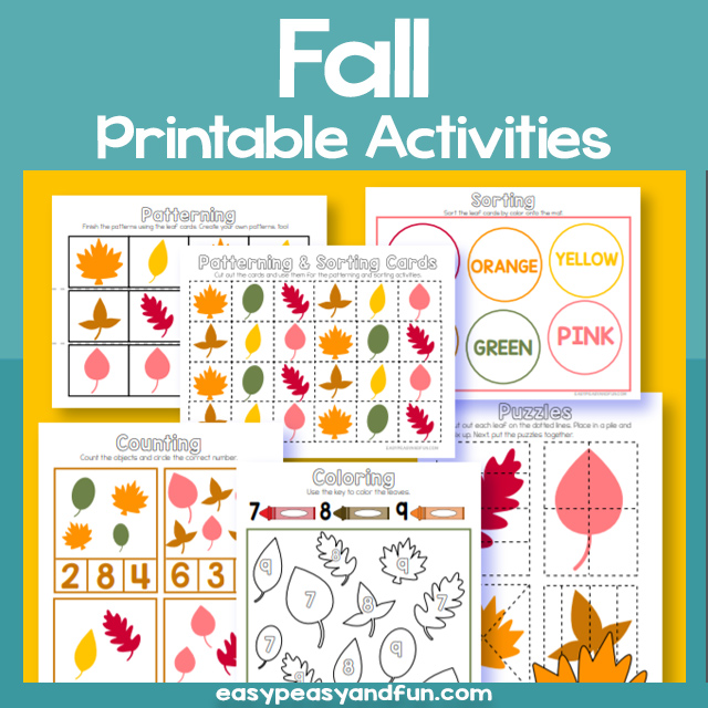 Printable Fall Activities for Kids