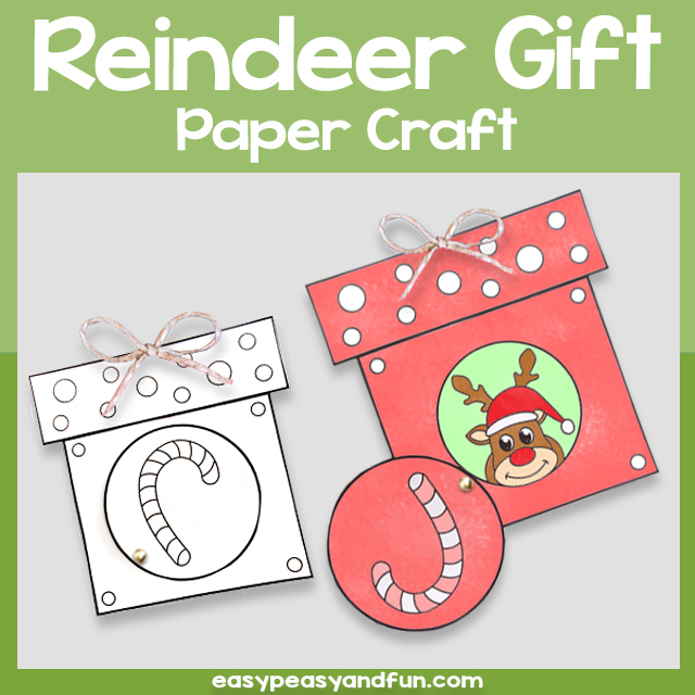 Rudolph Reindeer Gift Craft