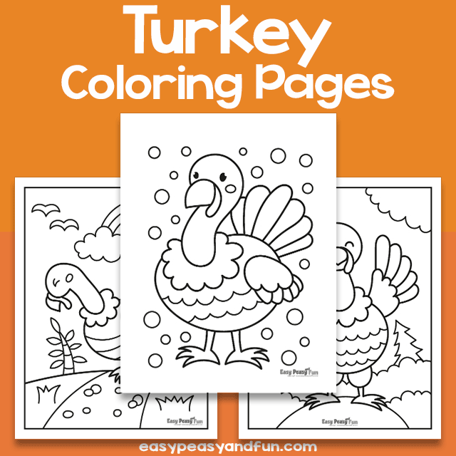 Turkey Coloring Sheets