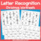 Christmas Letter Recognition Worksheets – Easy Peasy and Fun Membership