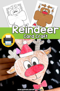 Reindeer Card Craft Template – Easy Peasy and Fun Membership