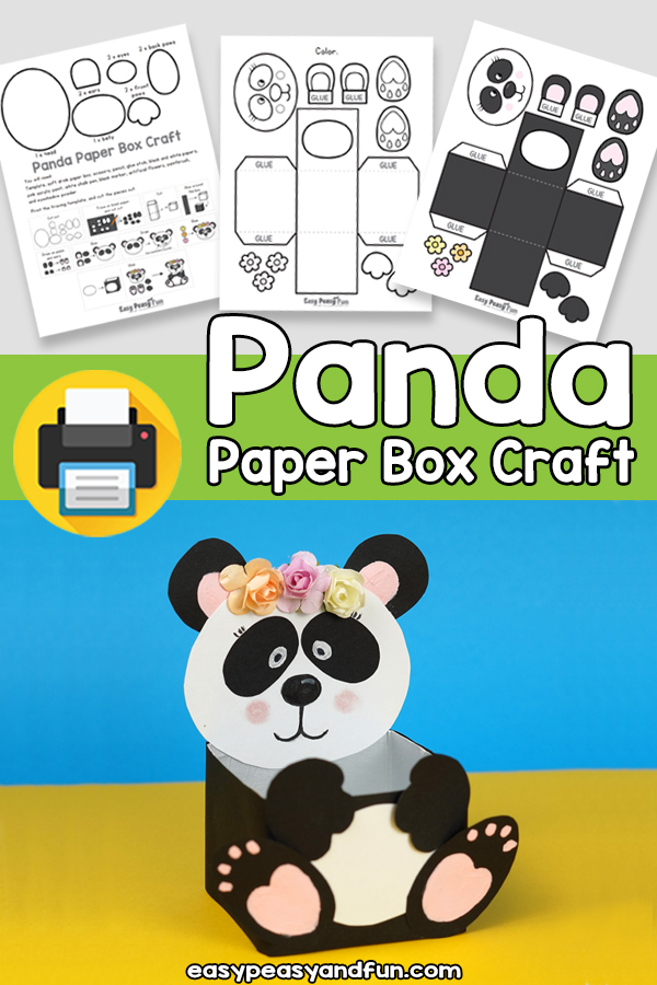 Panda Paper Box Craft