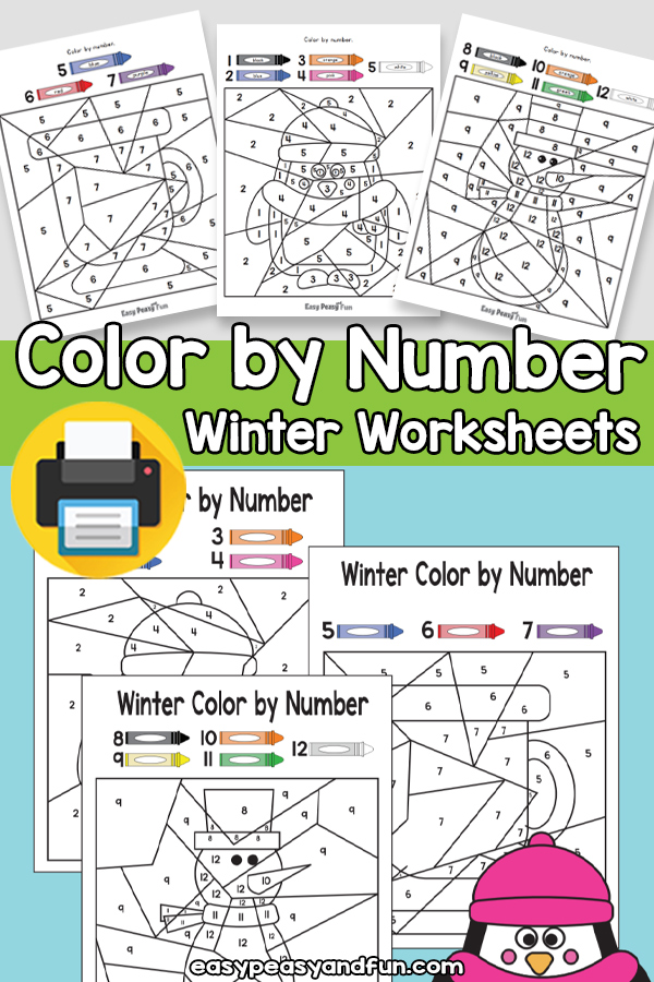 WInter Color by Number