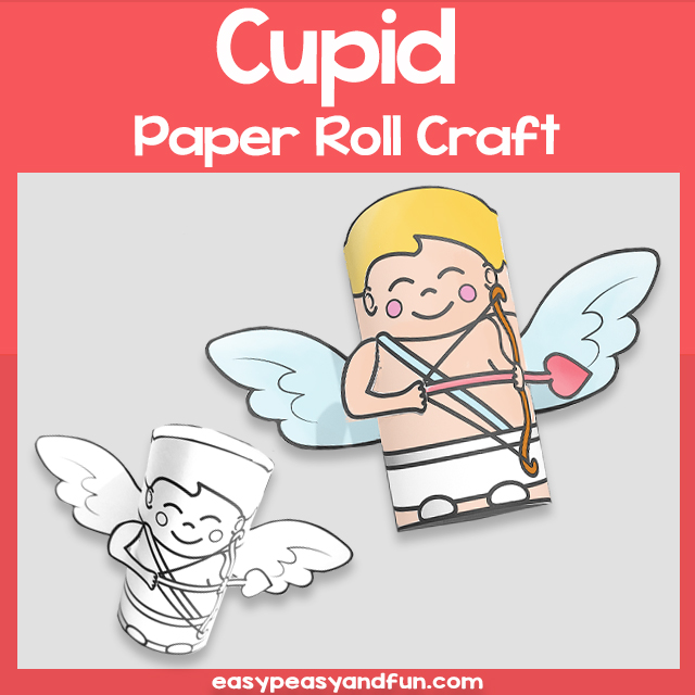 Cupid Paper Roll Craft