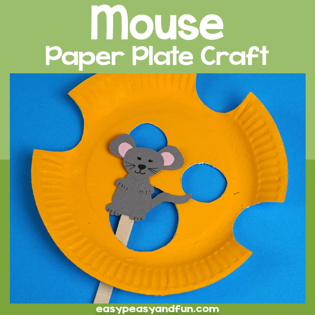 Paper Plate Mouse Craft