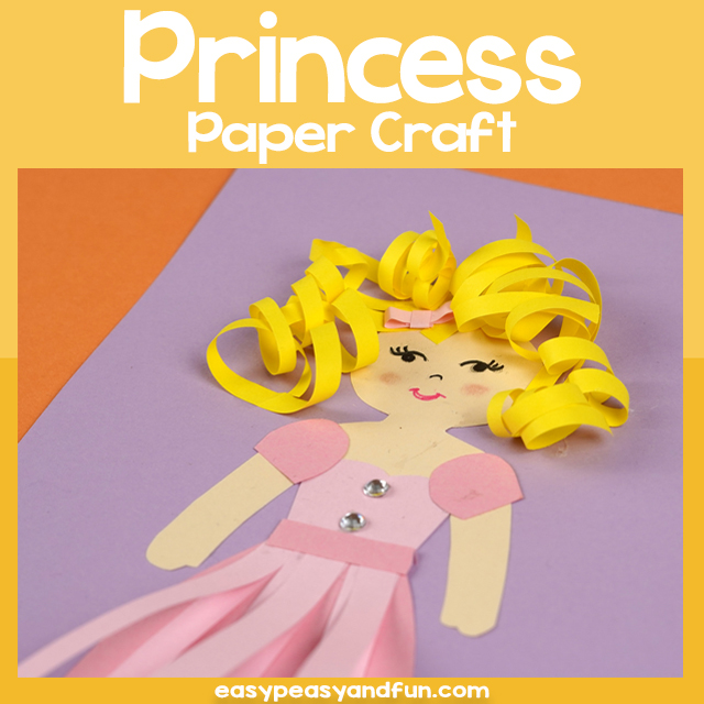 Princess Paper Craft Template