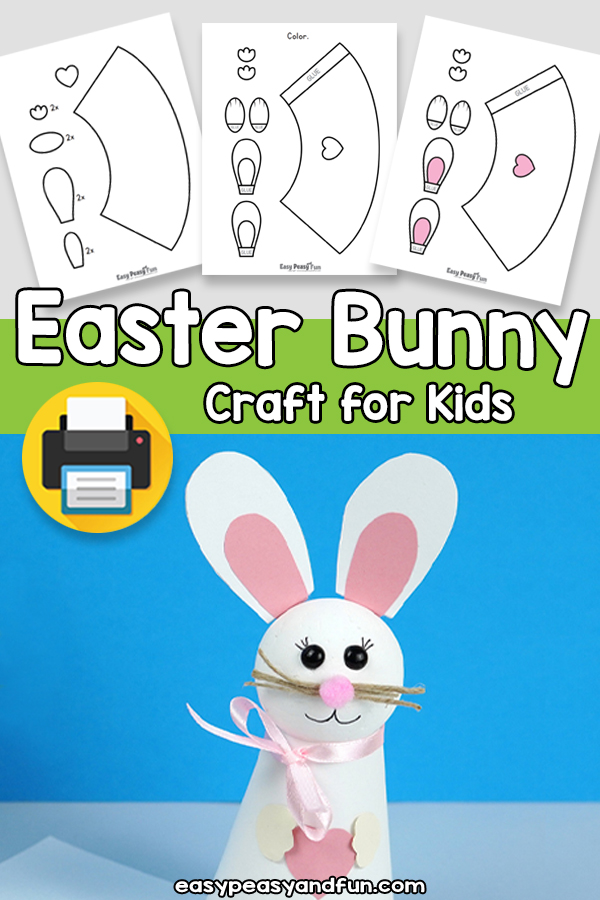 Cute Easter Bunny Craft Template