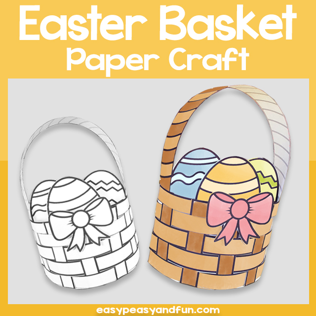 Easter Basket Paper Craft