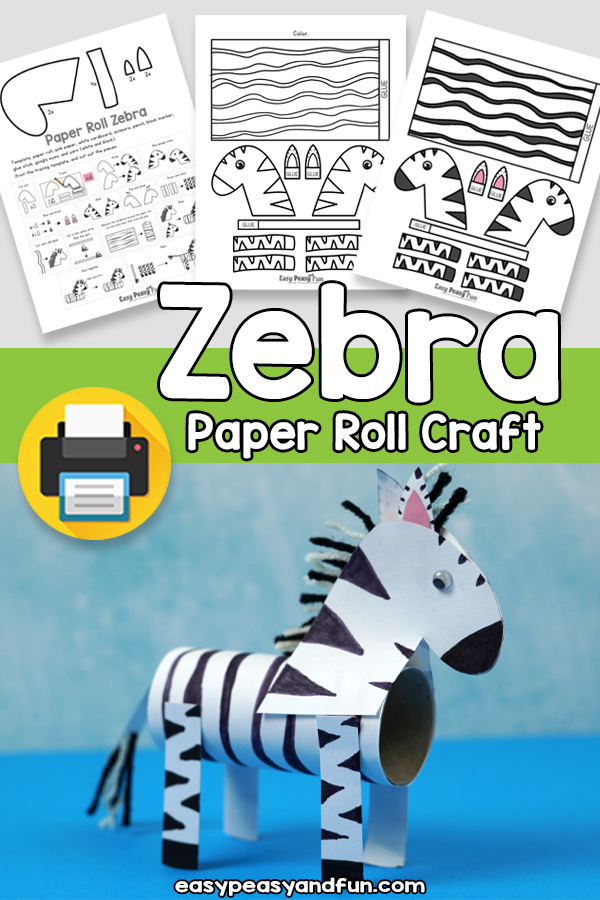 Paper Roll Zebra