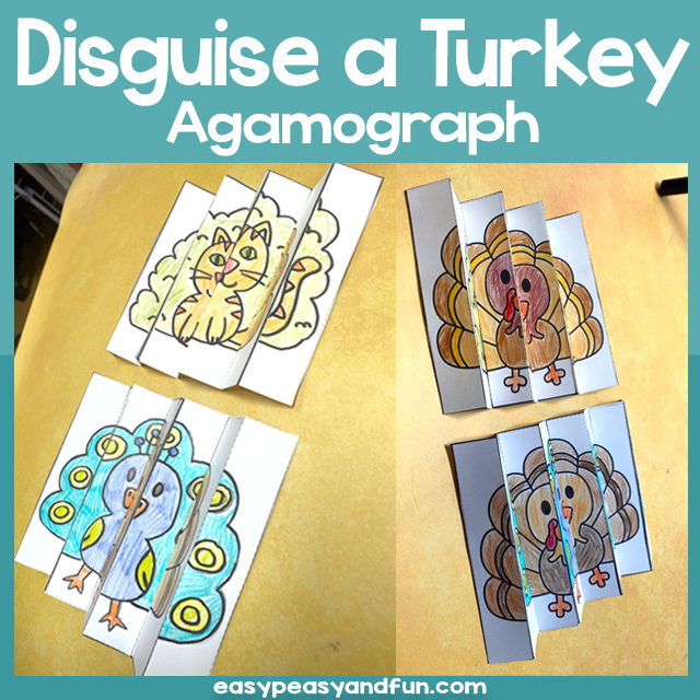 Printable Disguise a Turkey Agamograph
