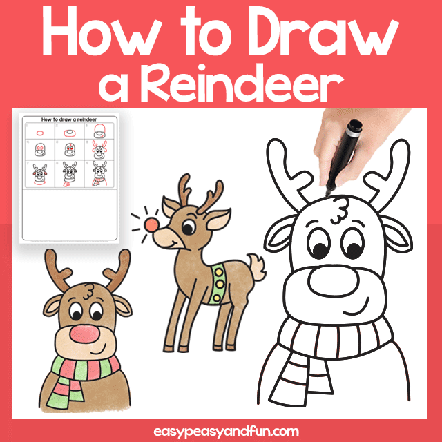 How to Draw a Reindeer and Other Christmas Creatures with Simple Shapes in  5 Ste | Book by Lulu Mayo | Official Publisher Page | Simon & Schuster