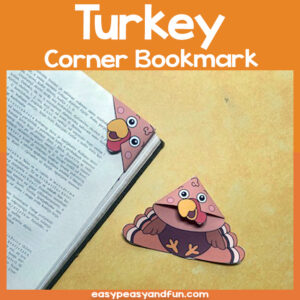Turkey Corner Bookmark Craft