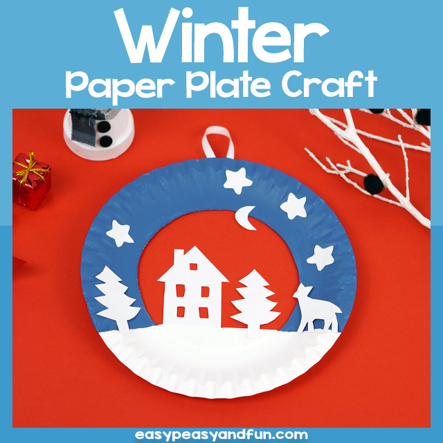 Winter Paper Plate Craft