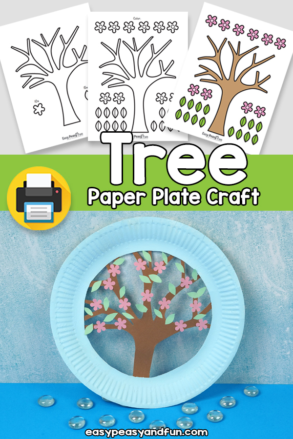 Paper Plate Tree Template