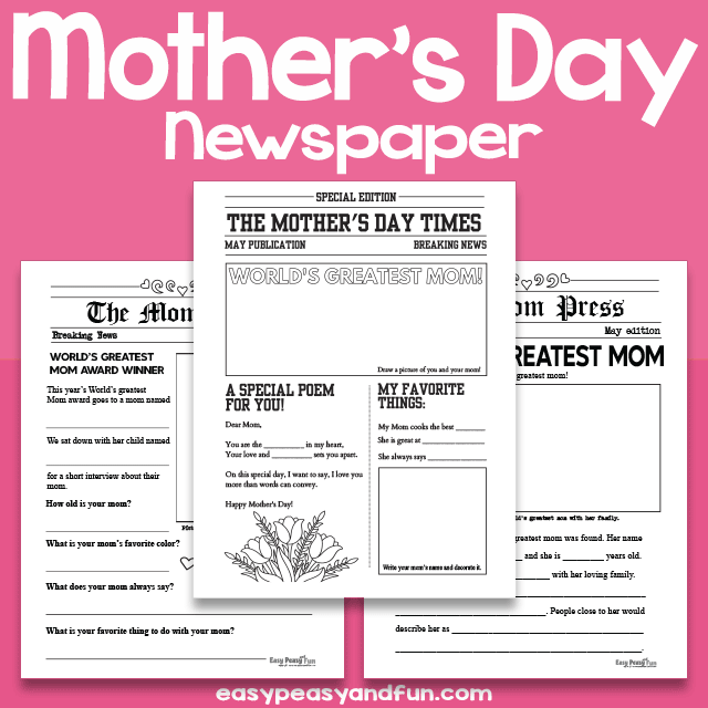 The Mothers Day Times Newspaper