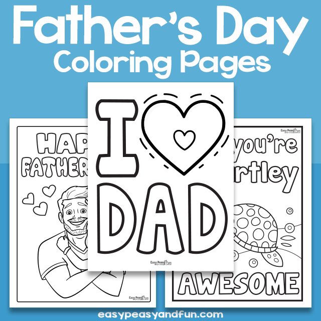 Fathers Day Coloring Sheet