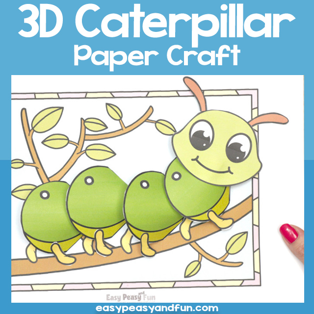 Printable Caterpillar Paper Craft Template