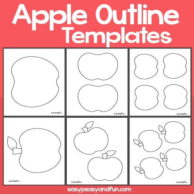 Apple outline template