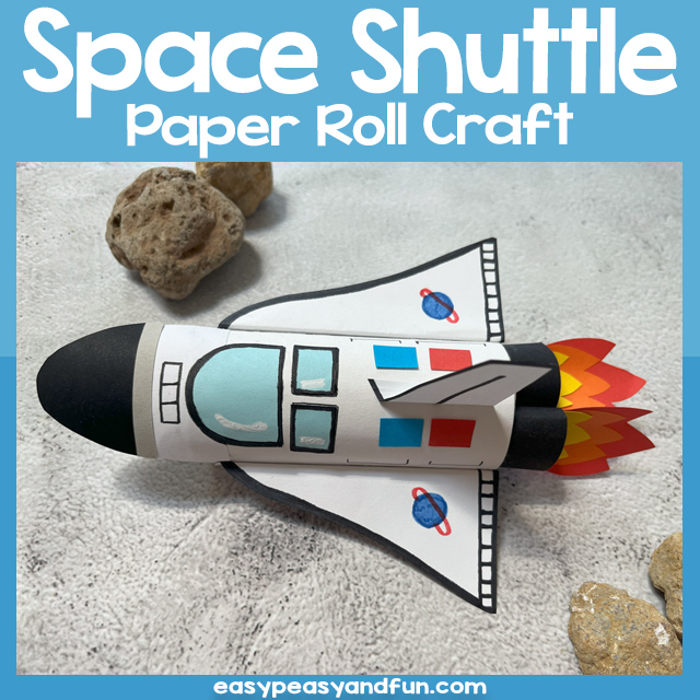 Paper Roll Space Shuttle