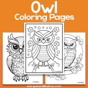 Printable Owl Coloring Sheets