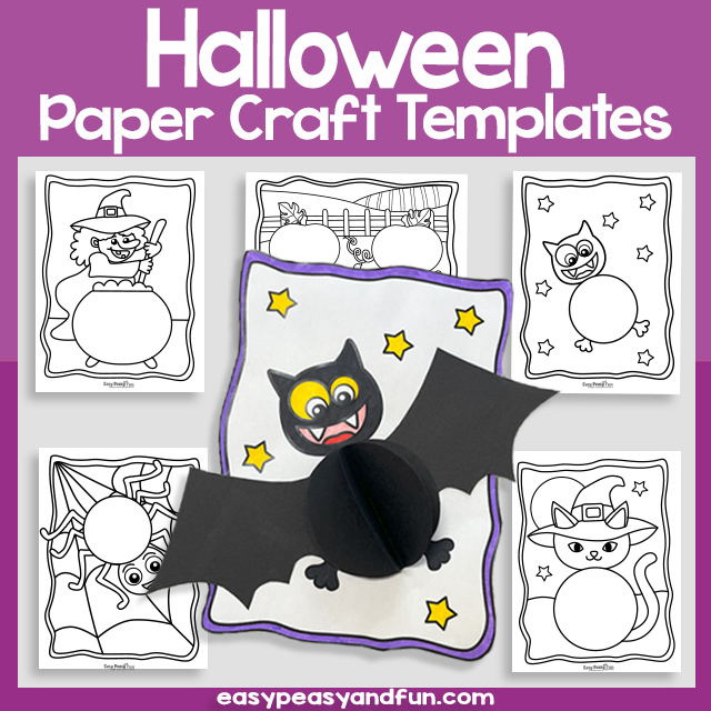 Halloween Paper Craft Templates