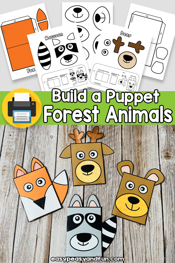 Build a Puppet Forest Animals Craft