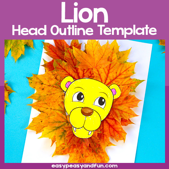 Lion Head Outline