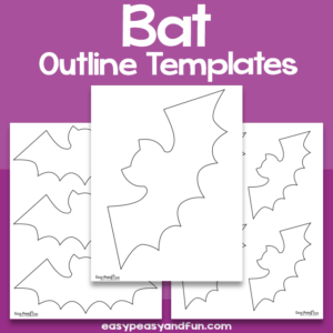 Printable Bat Outline Templates