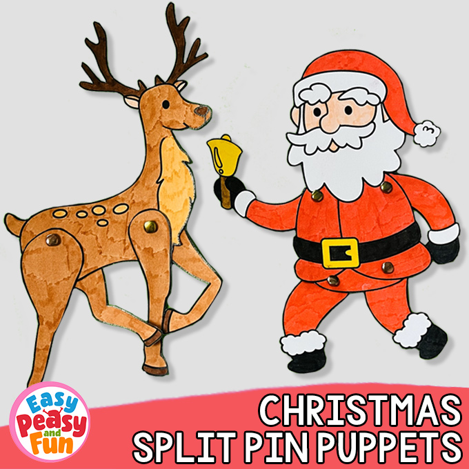 Christmas Split Pin Puppets