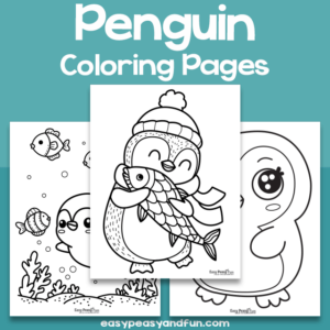Penguin Coloring Sheets