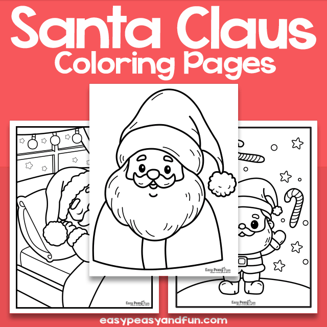 Santa Coloring Pages