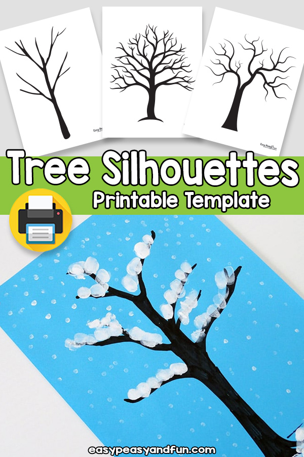 Tree Silhouettes Template