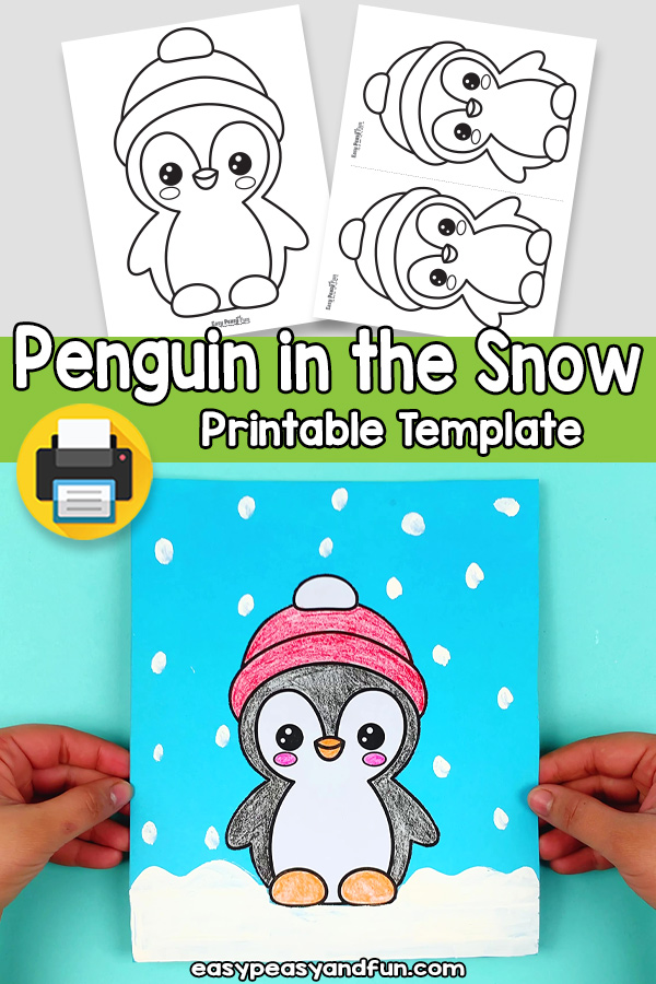 Penguin in the Snow Craft