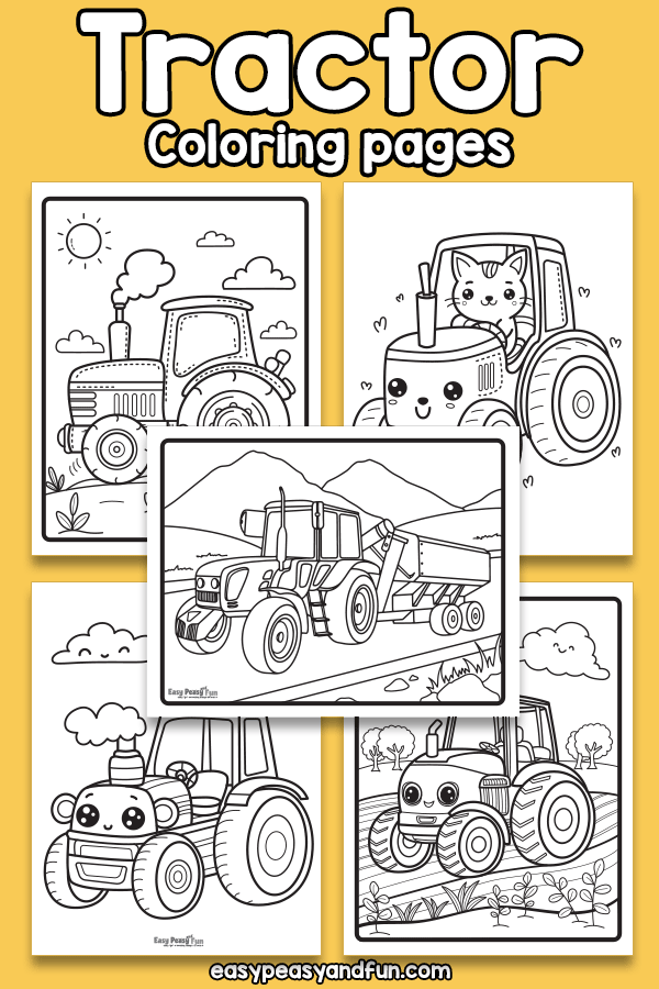 Tractor Coloring Sheets