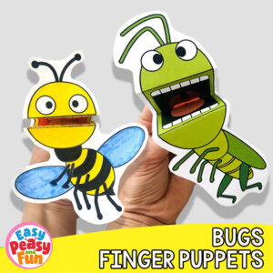 Bugs Finger Puppets Template