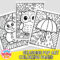 Seasons Pop Art Coloring Pages – Easy Peasy and Fun Membership