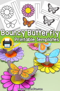 Bouncy Butterfly Craft Template – Easy Peasy and Fun Membership